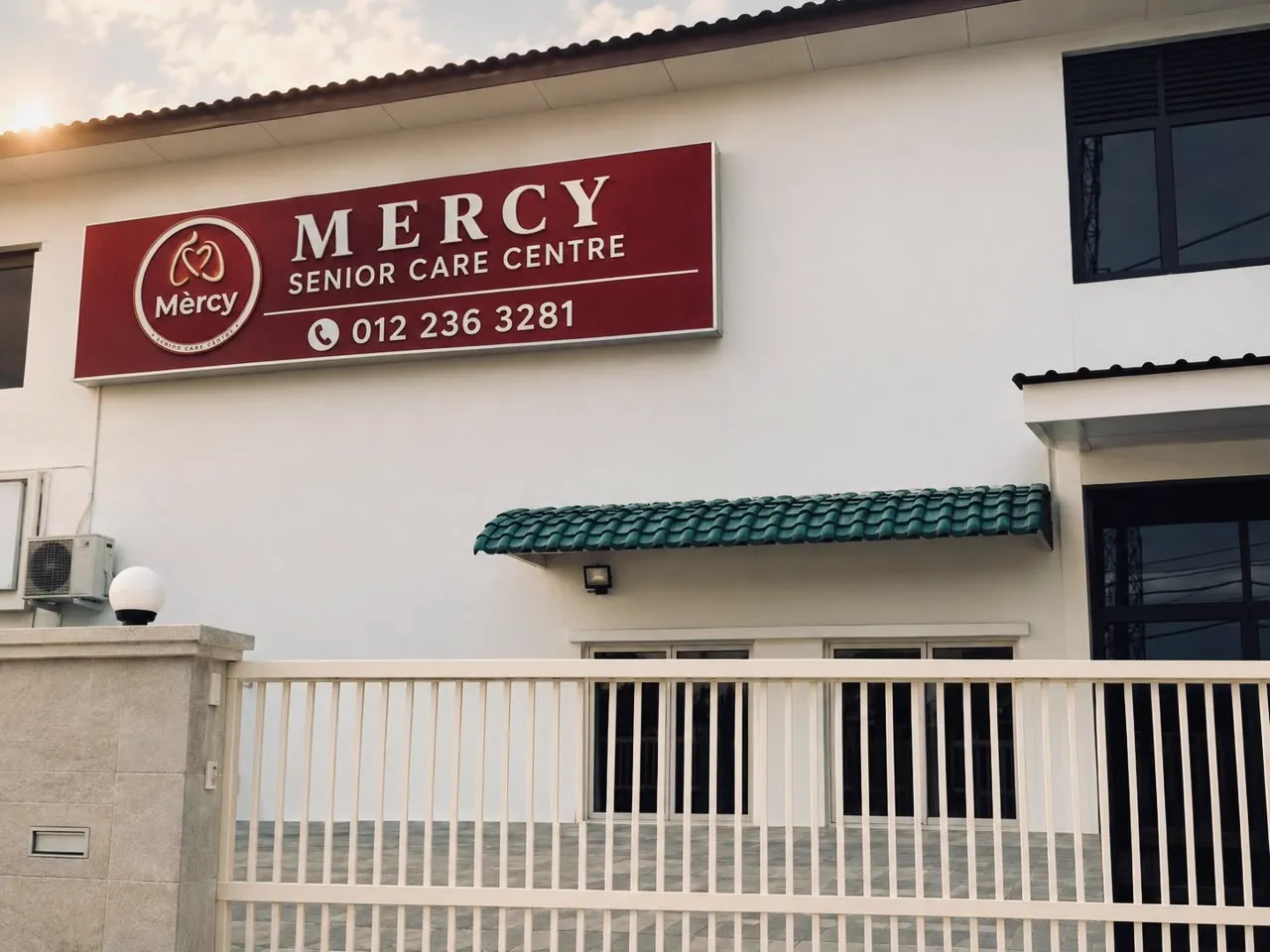 Common living area at Mercy Senior Care Centre, Rahang